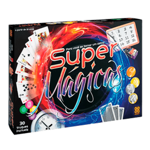Jogo Infantil Super Mágicas Aprenda Os Truques Mágico Cartas